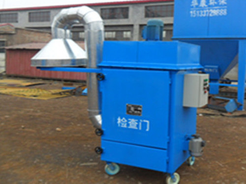 為建材公司生產的移動式單機除塵器 